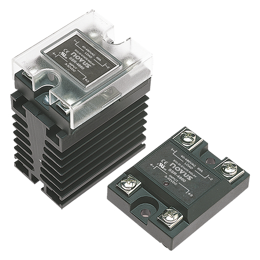 SSR-4840  40A/480 Vac with DIN-Rail heat sink